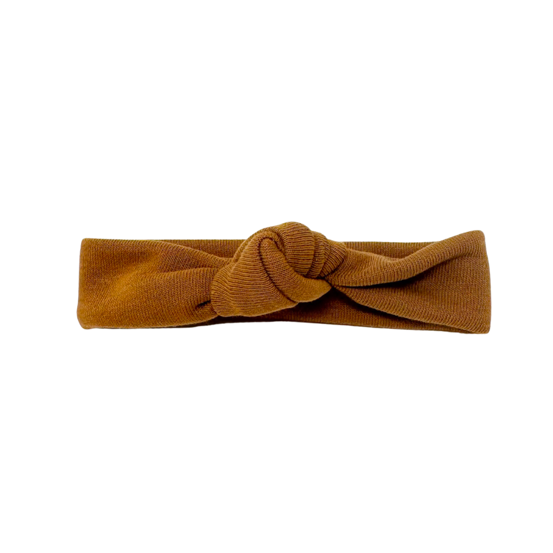 Knotted Headband - Caramel
