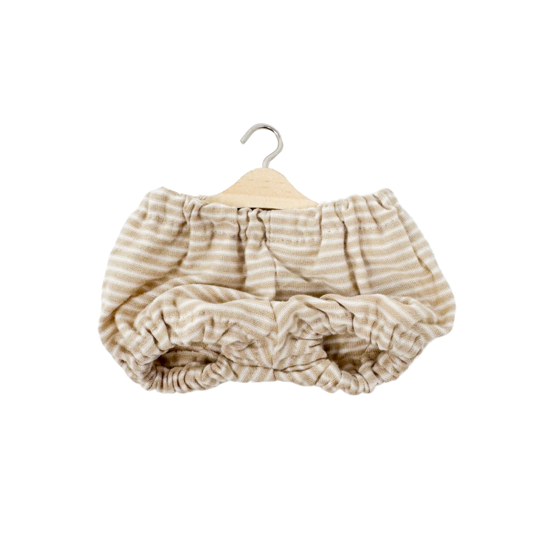 Bloomers - Beige Striped Jersey