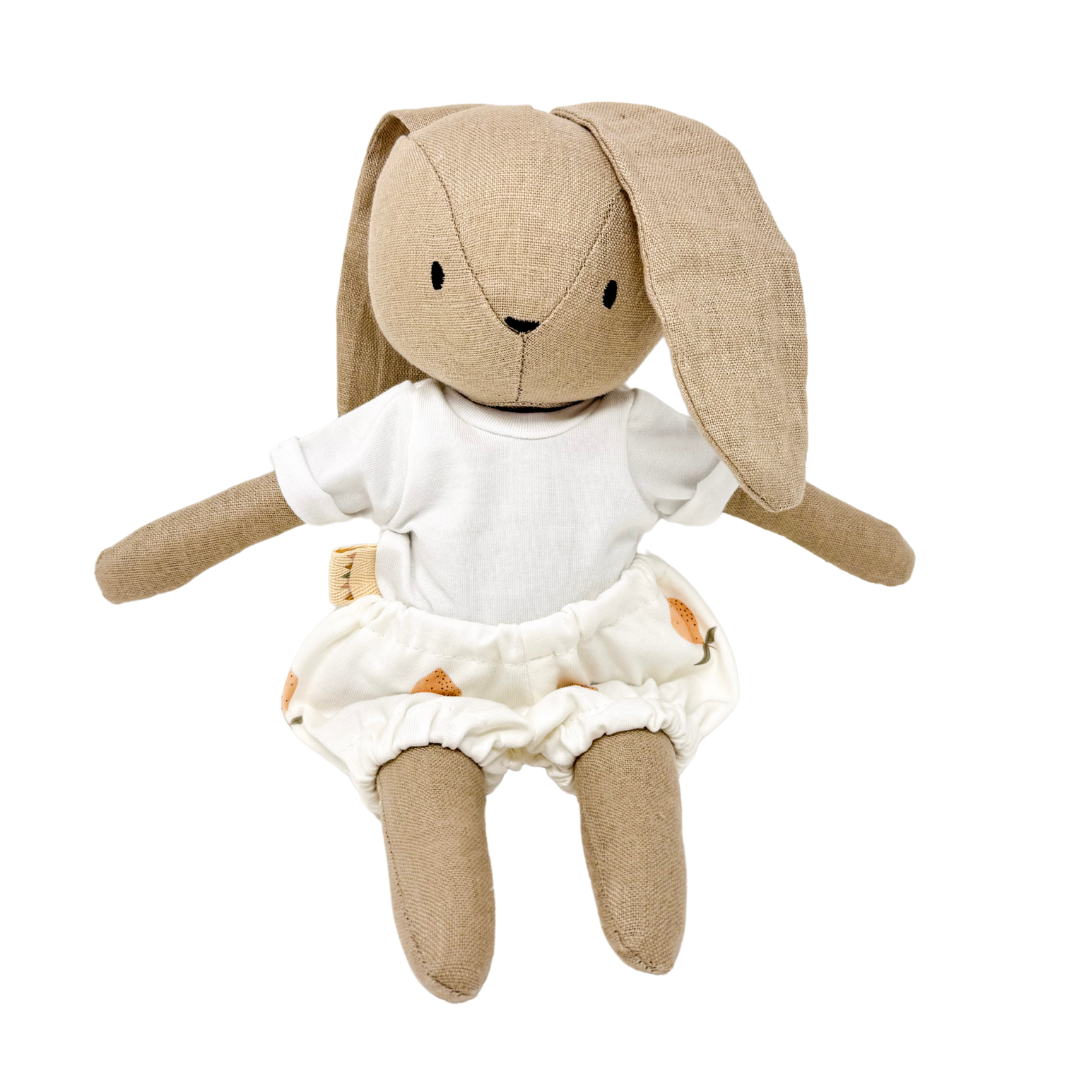 Sootie Bunny + Cotton Modal Tee + Bloomers - Lemon