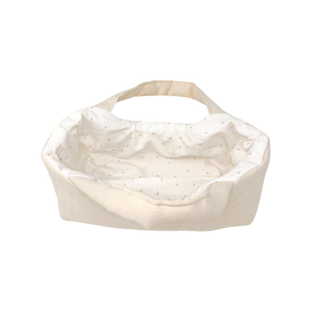 Cuddle Carrier - Cream Linen + Bean Print