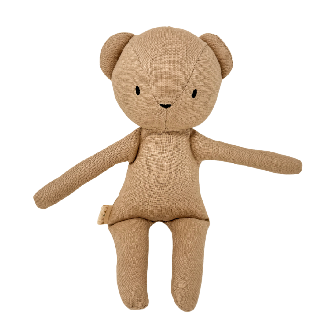 Sandy Bear + Footed Sleeper - Sage