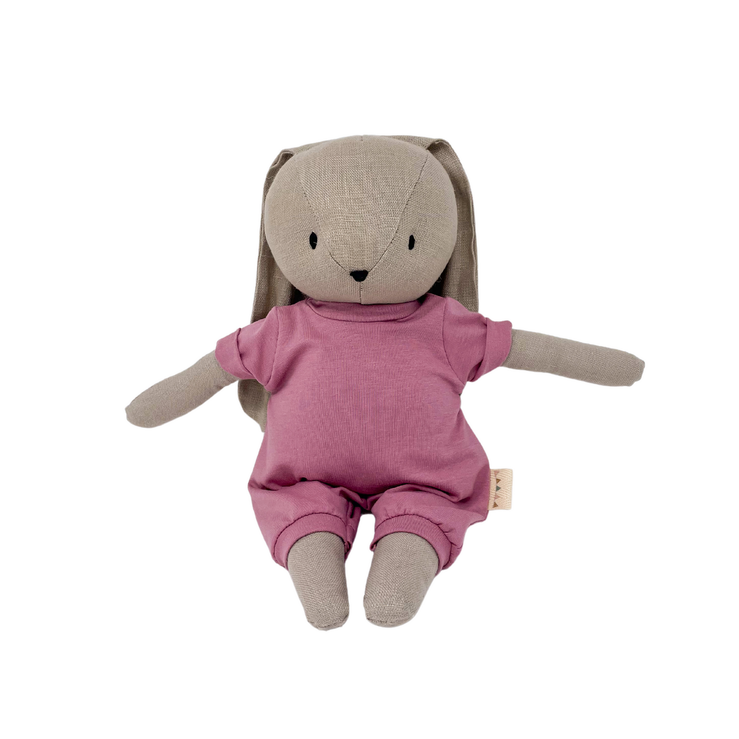 Sootie Bunny + Basic Romper in Pink Mauve