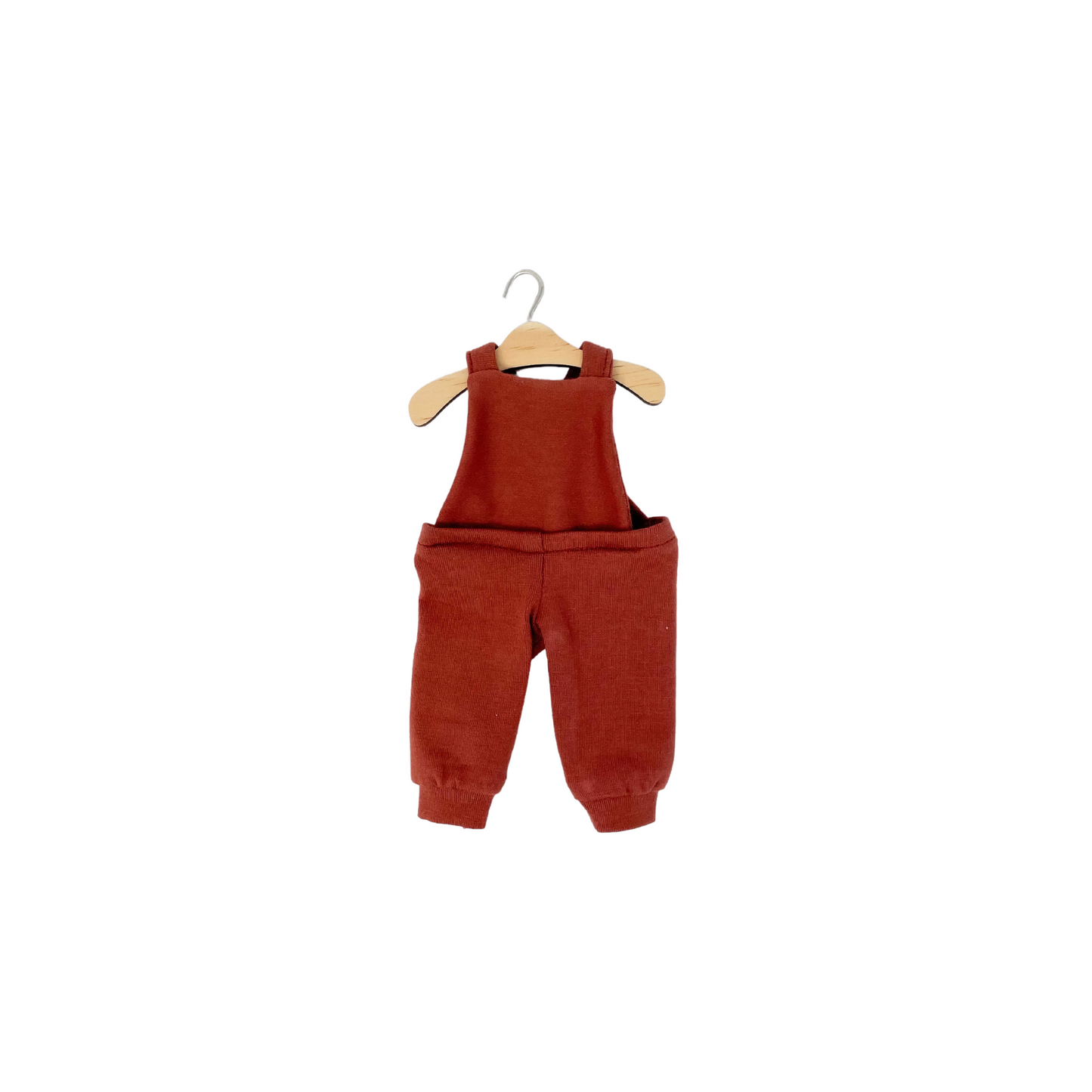 Coco Bear + Overalls in Maroon