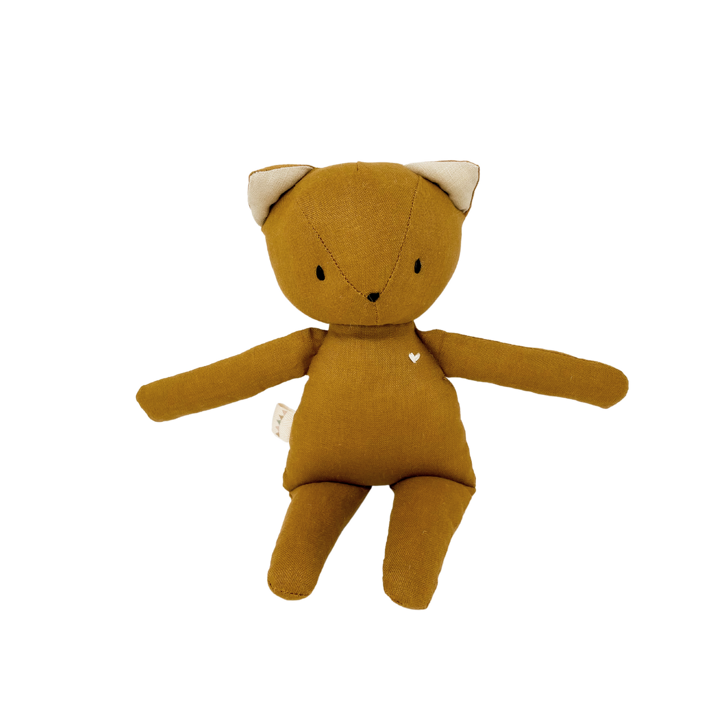 Ginger Fox + Basic Romper with Polka Dot Bandana Bib