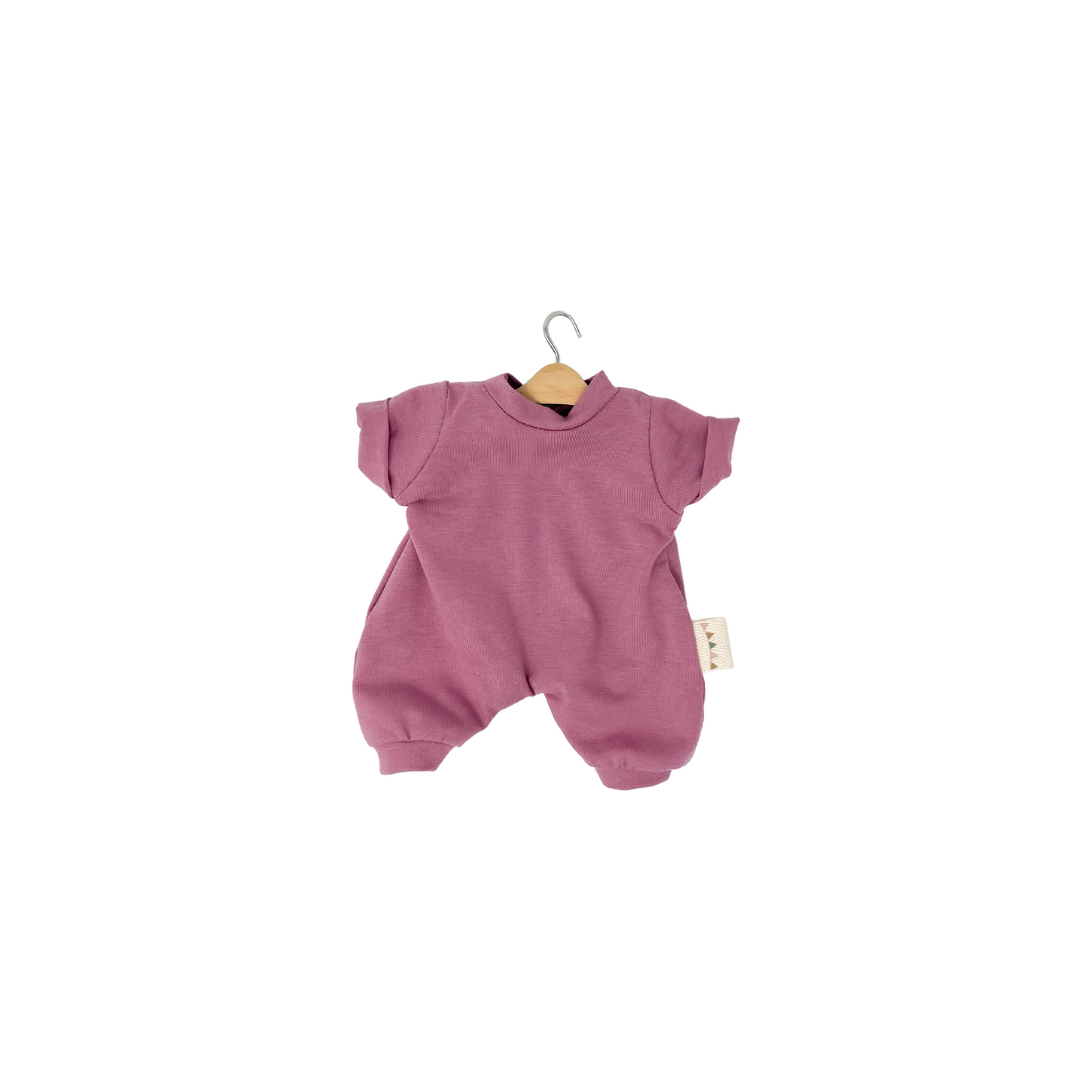 Sootie Bunny + Basic Romper in Pink Mauve