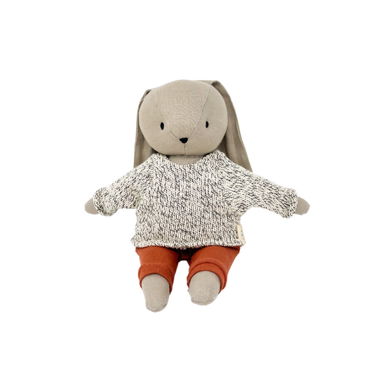 Sootie Bunny + Salt and Pepper Sweater with Leggings in Pine